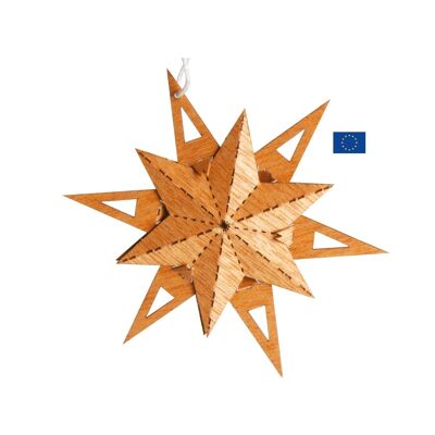 "Multi Star"-Karte aus Holz