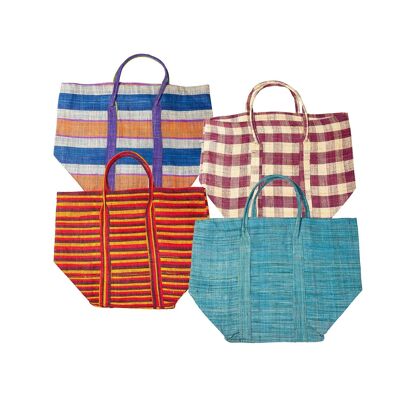 Soubique bag of artisanal manufacture in natural material - Solidarity program