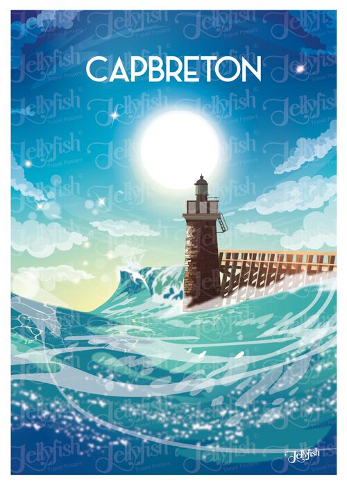 AFFICHE CAPBRETON 40x30