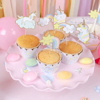 Kit Cupcakes Licorne - Recyclable