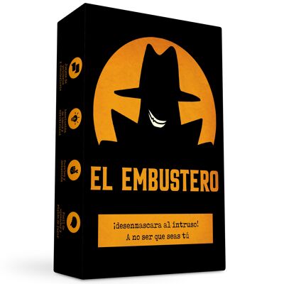 El Embustero - ¿Conseguirás desenmascararlo? ¡Faroles, Creatividad, Juegos de Palabras y sospechas! Juego de Mesa - Juego de Mapas 🇪🇸