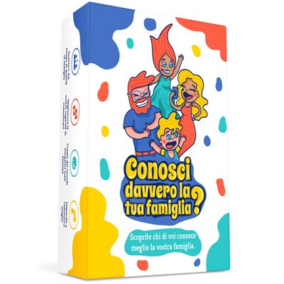 Gioco da tavolo - ¿Conosci davvero la tua famiglia? Entretenimiento para niños y adultos - 🇮🇹 ITALIANO