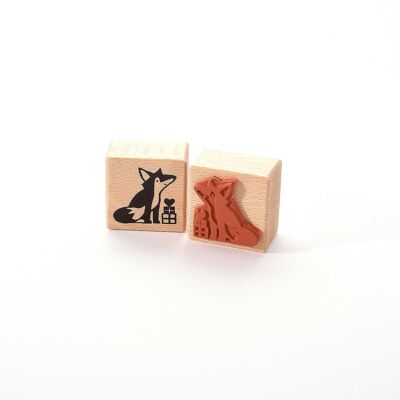 Motif stamp title: fox with gifts