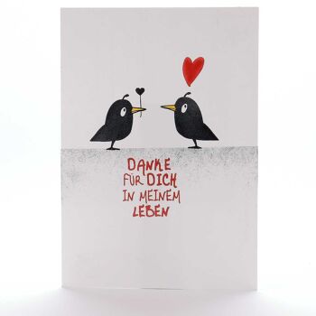 Titre du timbre du motif : Vogel mit Herz 4