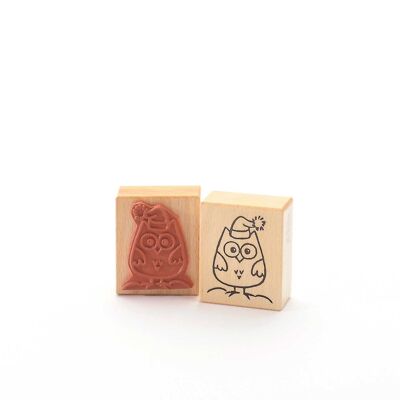 Motif stamp title: Owl with cap