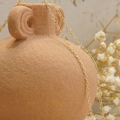 Collana di gravidanza Siméon dorata con oro 14 carati