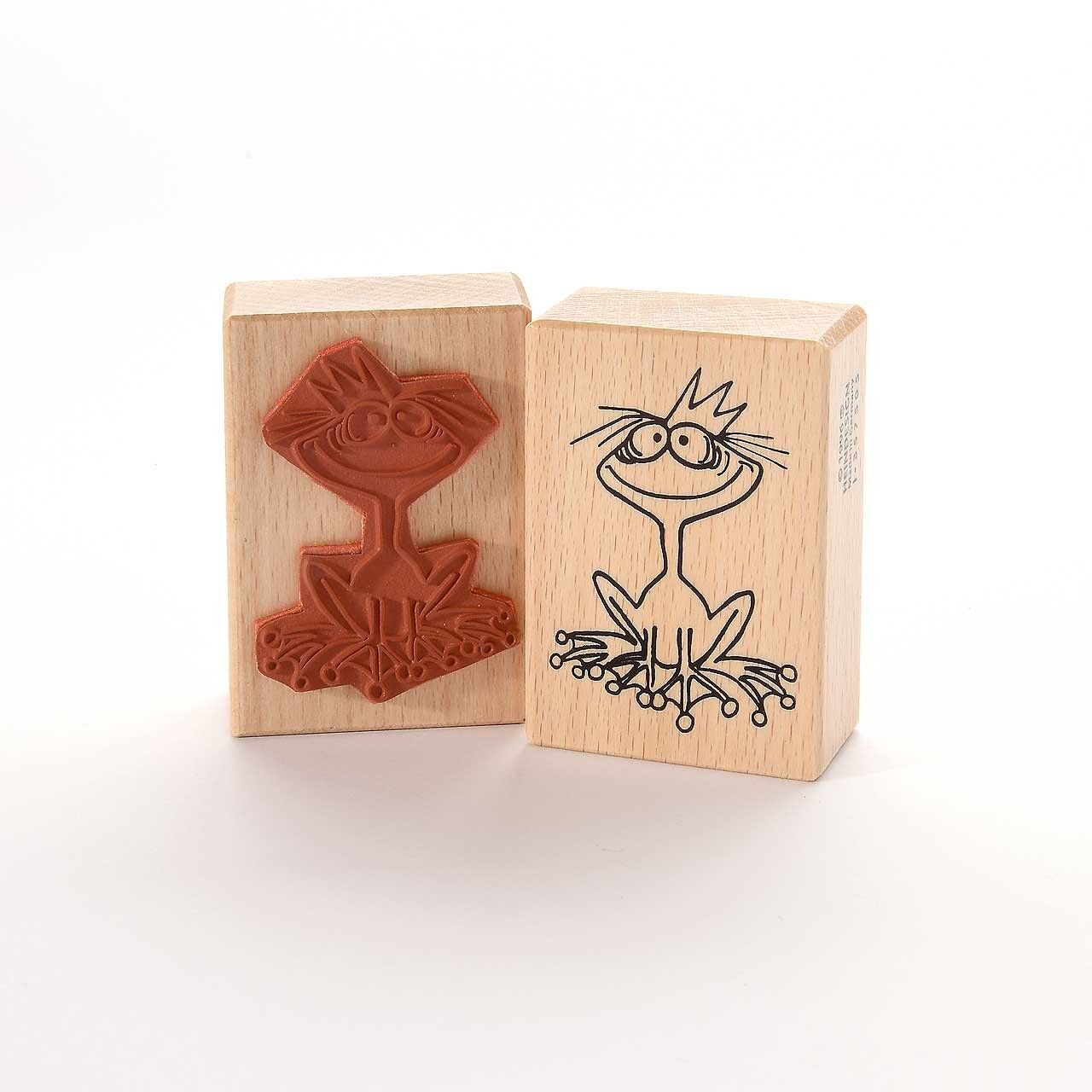 Titolo francobollo con motivo: Re rana di medie dimensioni