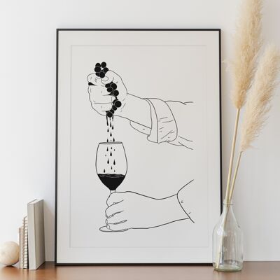 Poster A4 Winegrower
