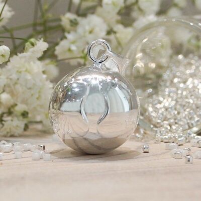 Pregnancy bola Petits Pieds silver plated