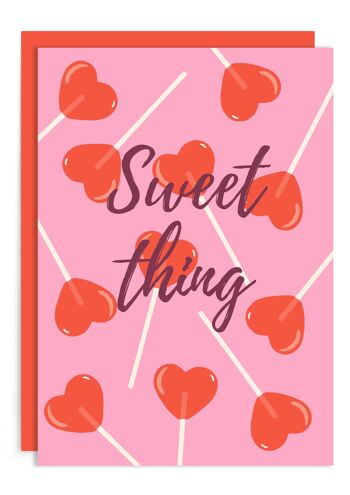 Carte d'amour Sweet Thing | Carte de jour Galentines | Saint Valentin 2