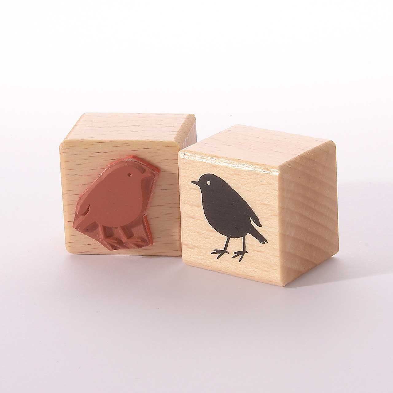 Timbro con motivo Titolo: Uccellino