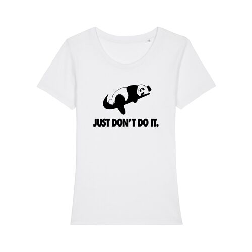 TSHIRT BLANC JUST DON'T DO IT femme