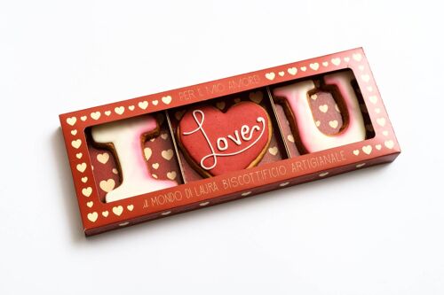 I Love You Tris - Biscotti per San Valentino