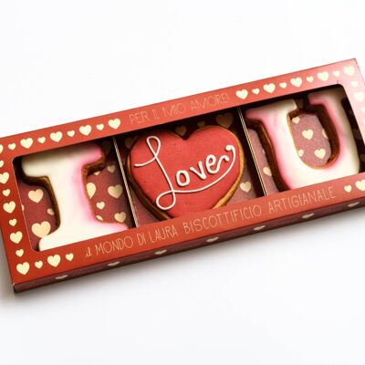 Ich liebe dich Tris – Biscotti per San Valentino