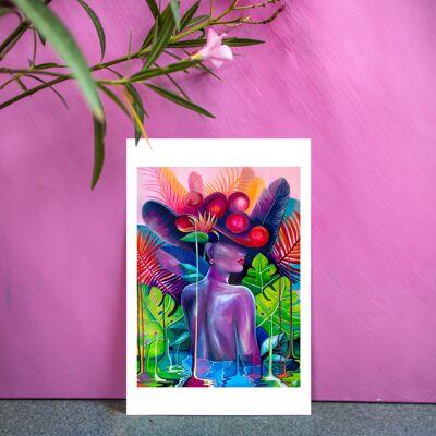 Lámina Fine Art "Selva Negra Tropical" 20x30 cm