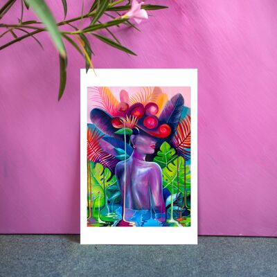 Stampa Fine Art "Foresta Nera Tropicale" 20x30 cm