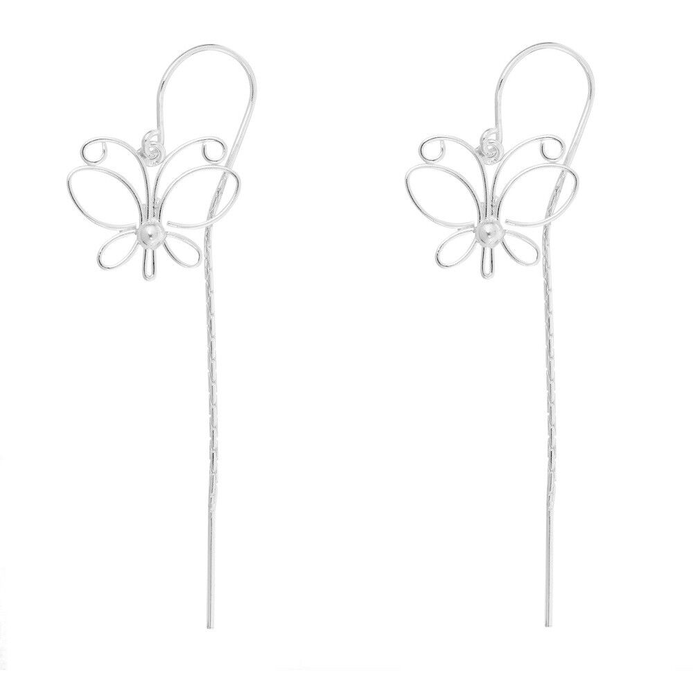 Graziosi orecchini infila farfalla