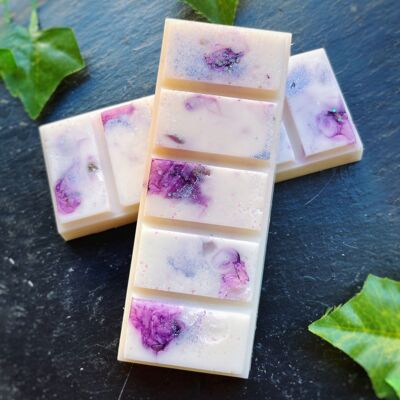 Crystalline tablets "Relaxation and Appeasement" Lavender and amethyst crystal