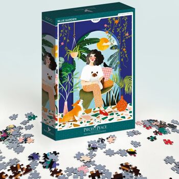 Blue Garden - Puzzle 1000 pièces 3
