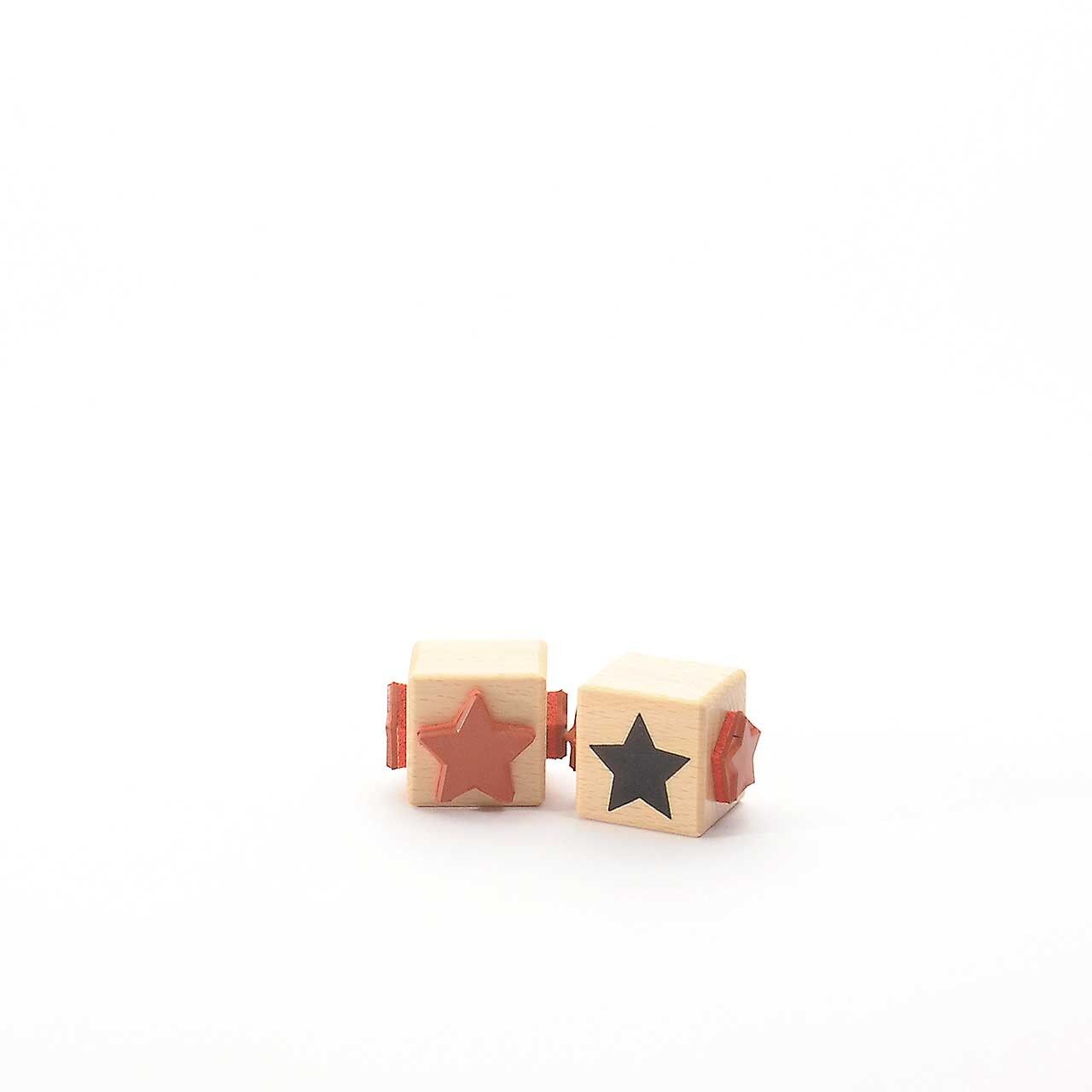 Sello con motivo Título: Tres estrellas