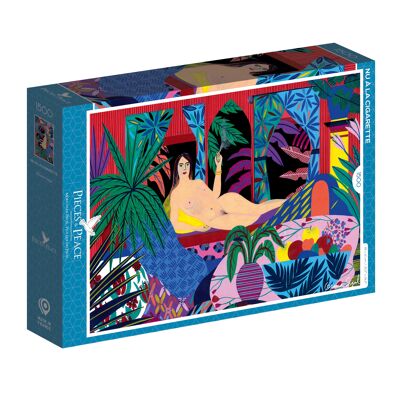 Desnudo con un Cigarrillo - Puzzle 1500 piezas