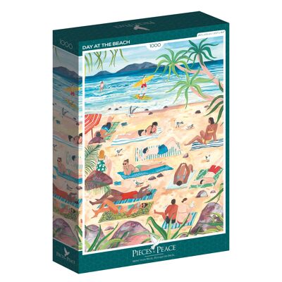 Day at the Beach - 1000 Piece Jigsaw Puzzle