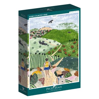 Wine Country Hike - 1000 Piece Jigsaw Puzzle