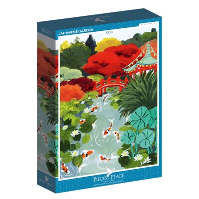 Japanischer Garten - Puzzle mit 1500 Teilen