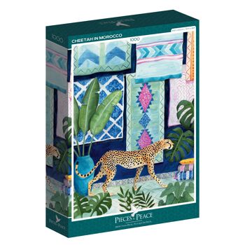 Cheetah in Morocco - Puzzle 1000 pièces 1