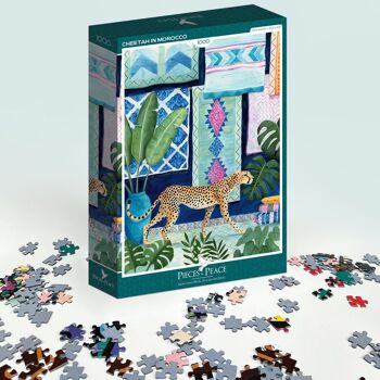 Cheetah in Morocco - Puzzle 1000 pièces 3