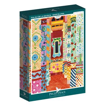 Palau de la Musica - Barcelona - Puzzle 1000 pièces 1