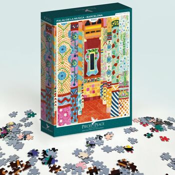 Palau de la Musica - Barcelona - Puzzle 1000 pièces 3