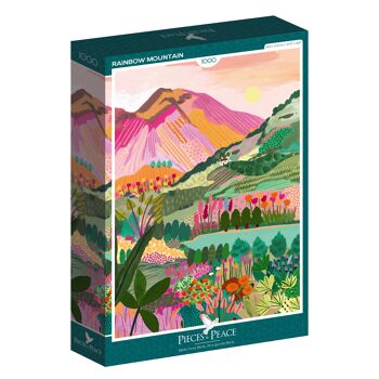 Rainbow Mountain - Puzzle 1000 pièces 1