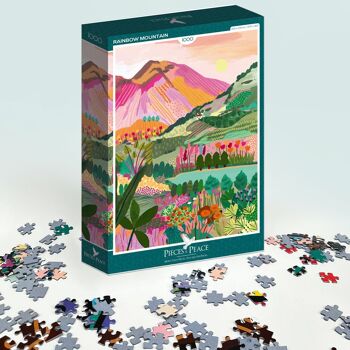 Rainbow Mountain - Puzzle 1000 pièces 3