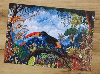 Toucan Bleu - Puzzle 1000 pièces 4