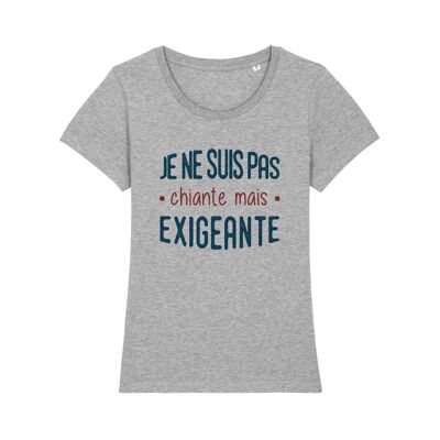 CAMISETA GRIS CALIENTE NO SOY UNA PERRA