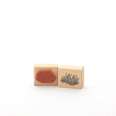 Motif stamp Title: Flowers and Grass