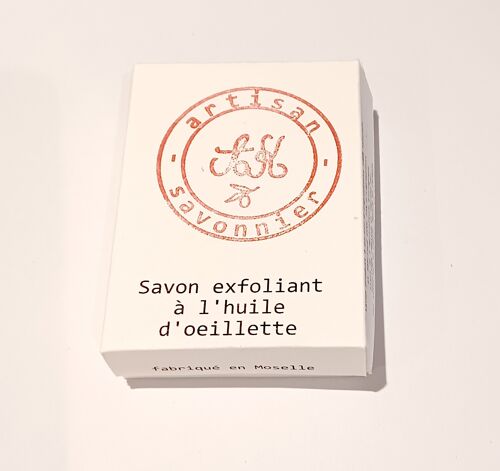 Savon exfoliant à l'huile d'œillette