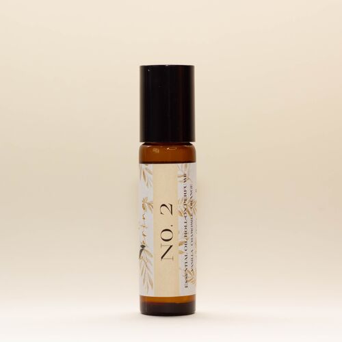 No.2 Vanilla, Chamomile and Orange Essential Oil Roll-on Perfume 10ml