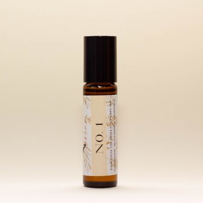 Perfume roll-on de aceite esencial de sándalo, pimienta negra y pomelo n.º 1 10 ml