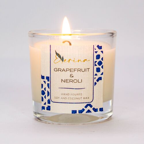 Grapefruit and Neroli Essential Oil Candle 30g