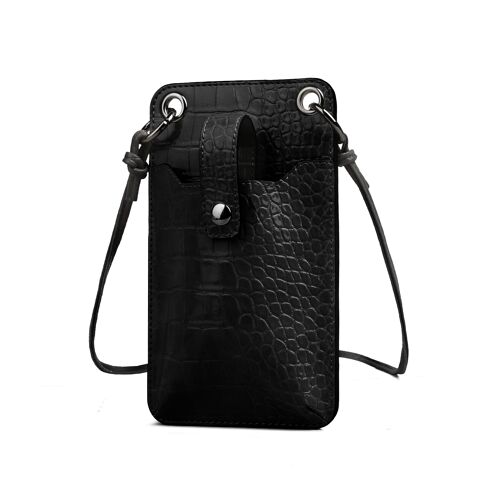 ORTA NOVA Lipari Telephone Bag Black