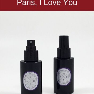Spray d'ambiance rechargeable 100 ml - Parfum Paris, I Love You
