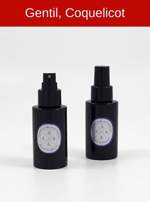 Spray d'ambiance rechargeable 100 ml - Parfum Gentil Coquelicot