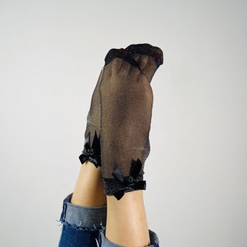 Sandrine - chaussettes paillettes 1
