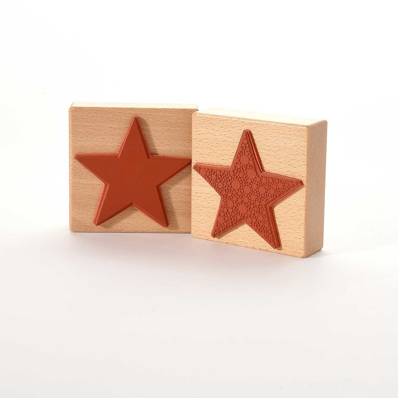 Timbro con motivo Titolo: Stella da molti punti