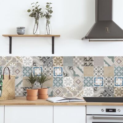 24 stickers Mosaico Provenza 1-37829