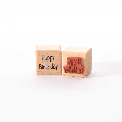 Motivstempel Titel: Happy Birthday