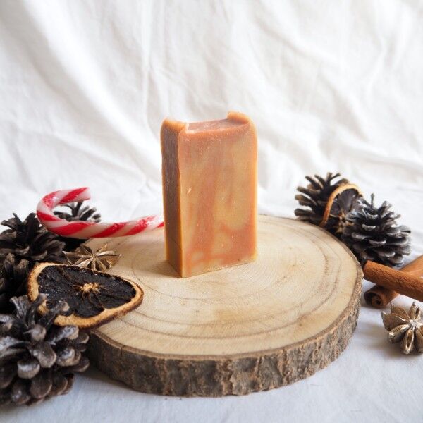 Leche de burra y jabón de naranja dulce