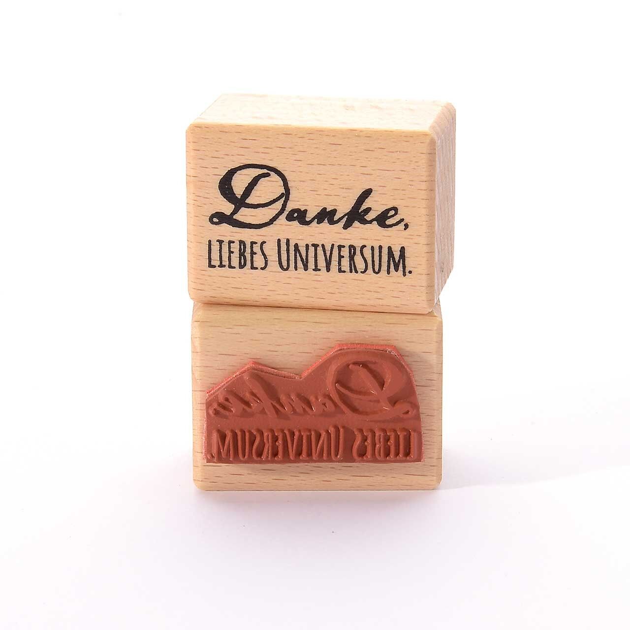 Titolo francobollo motivo: Grazie, caro universo.